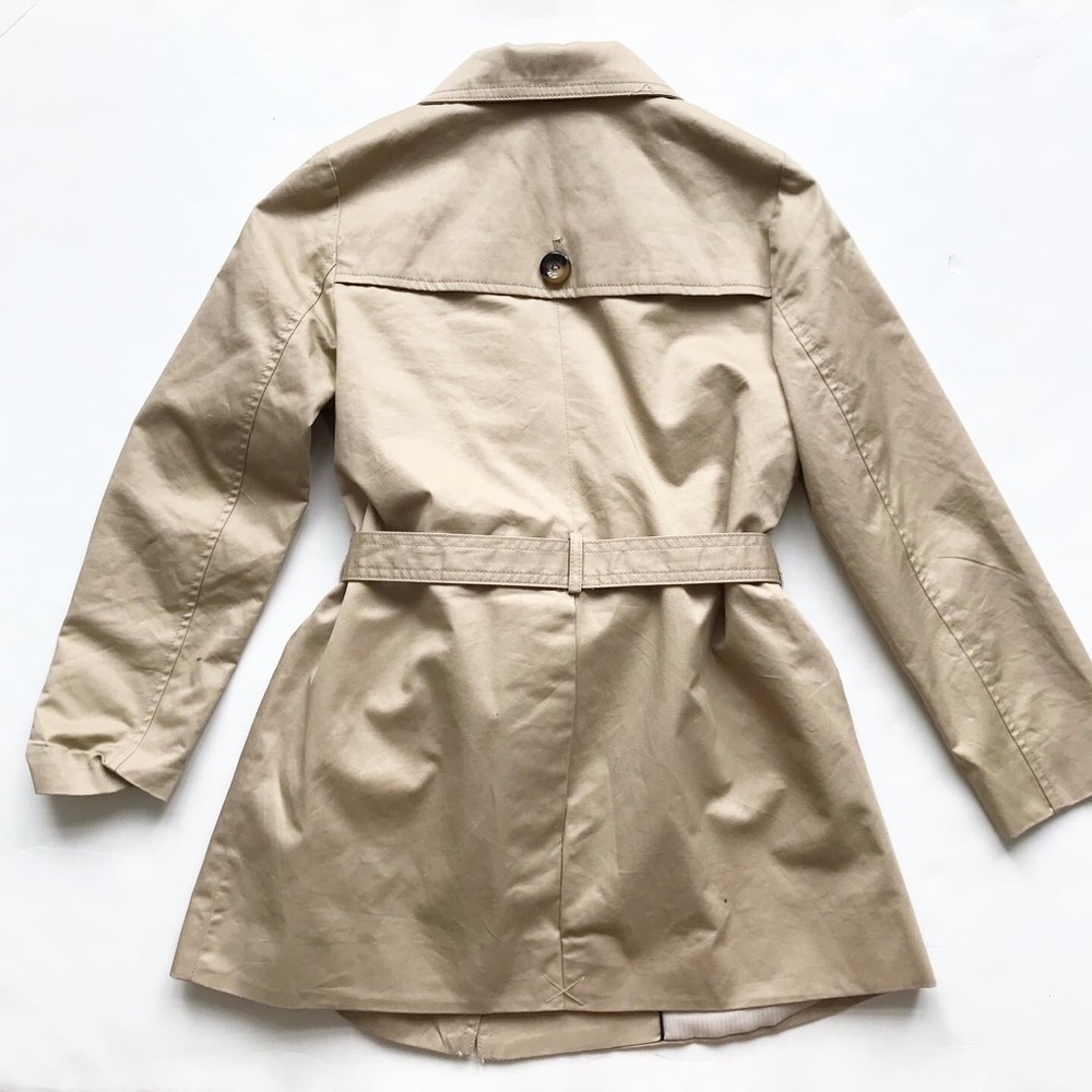 Zara trench jacket VGUC - sleeve flaw 9/10Y - Picture 8 of 9